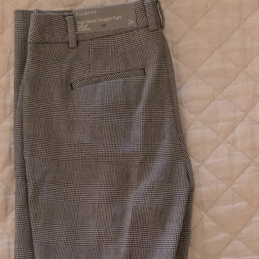 Talbots high waisted straight paint 2P - brand new with tags!